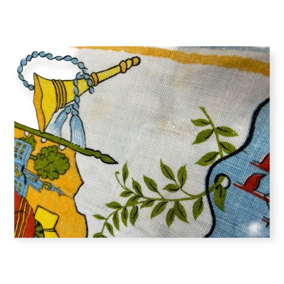 Vintage Linen Dish Tea Towels Colonial Theme Liberty Bell 70s home decor - Picture 6 of 7